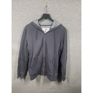 Z Men's Gray Zip Up Jacket Size L